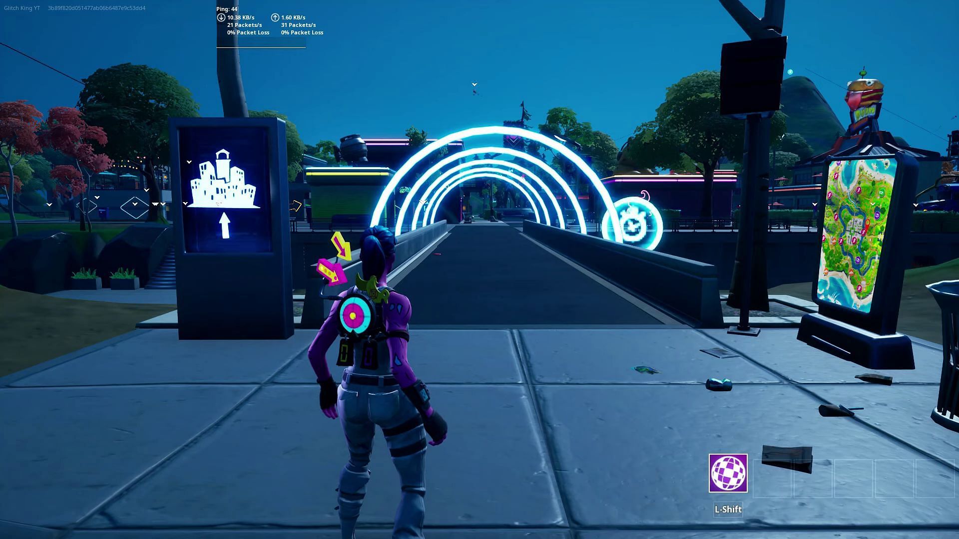 Load onto the island and move for a bit (Image via YouTube/GKI)